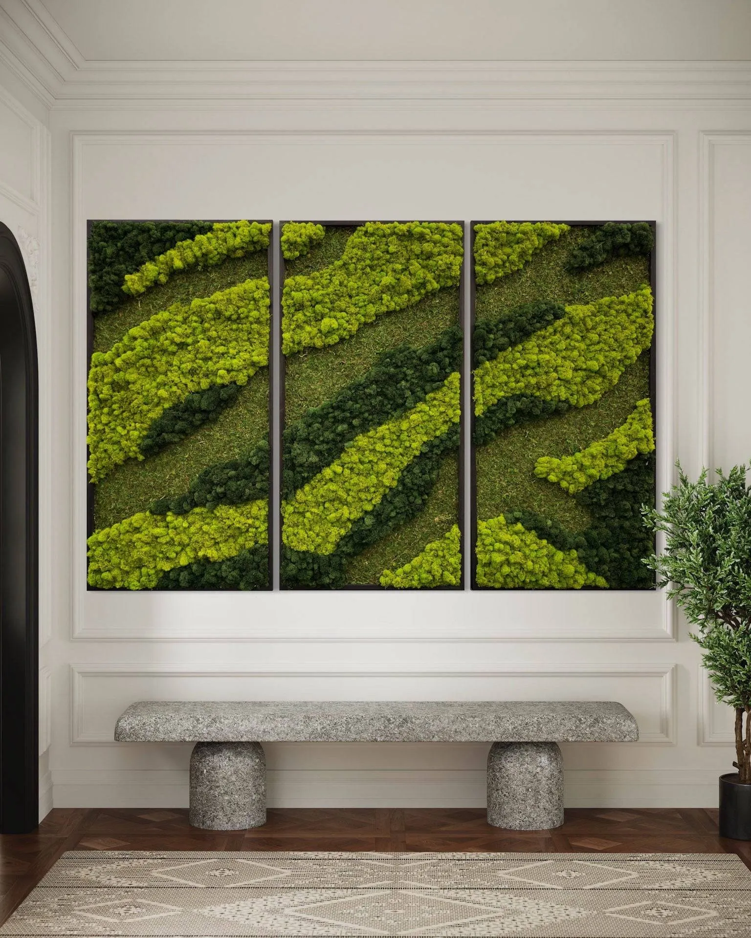 Mixed Moss Wall Art