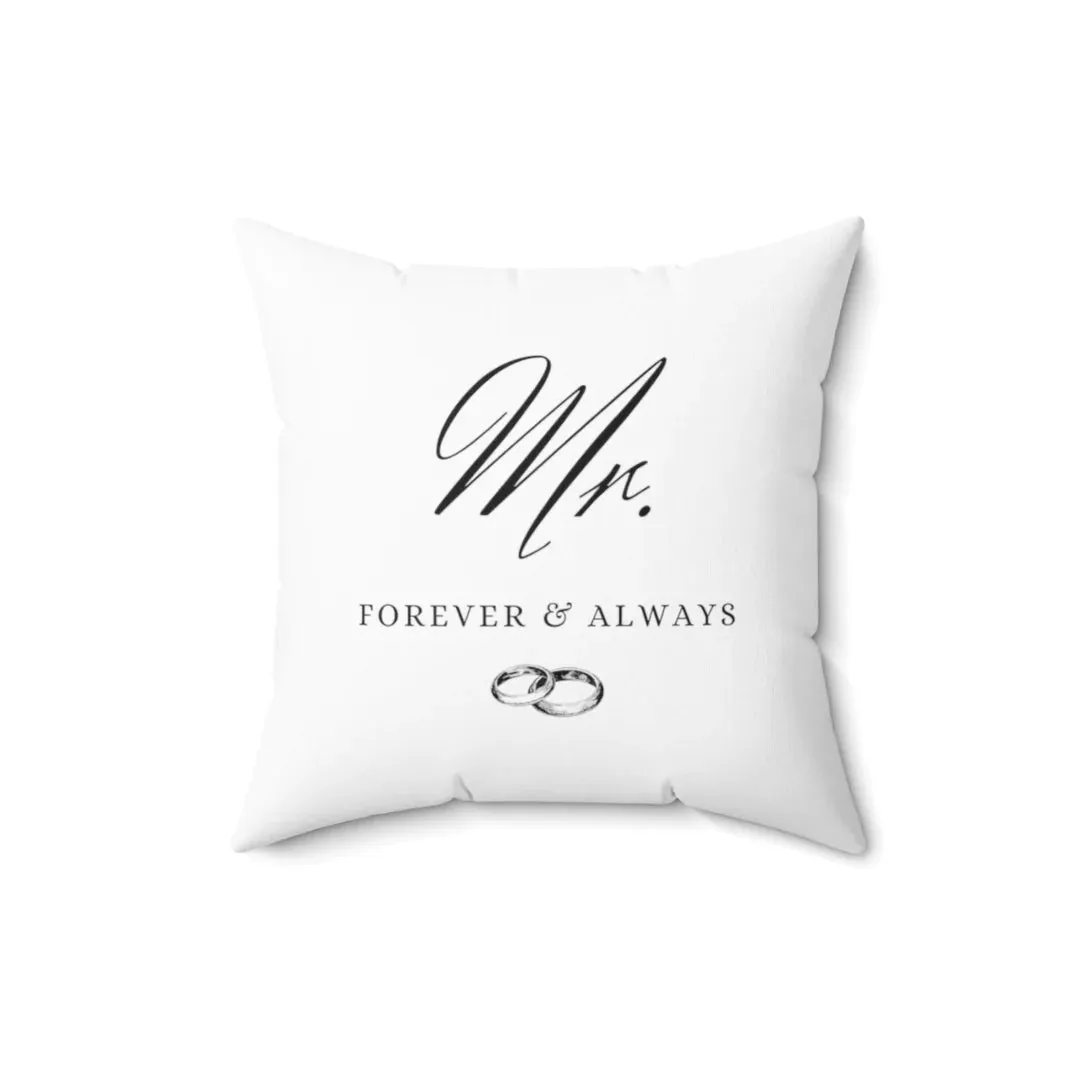 Mr. And Mrs. Matching Pillow Cases