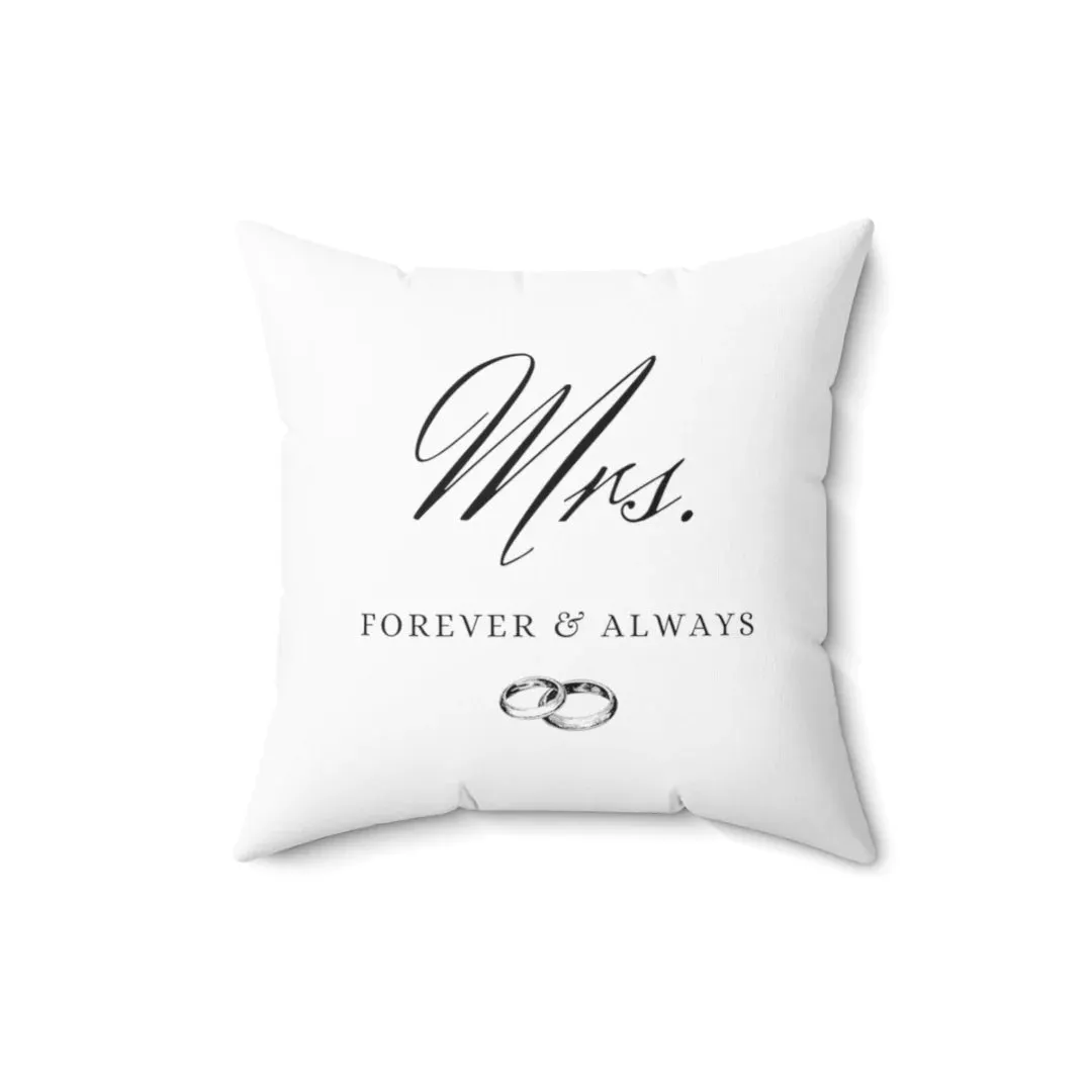 Mr. And Mrs. Matching Pillow Cases