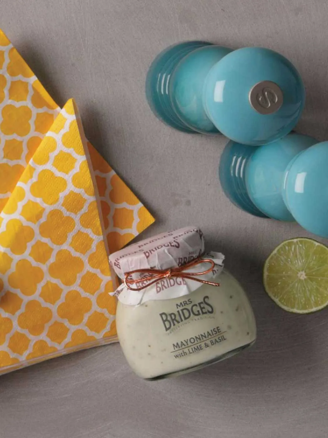 Mrs Bridges Mayonnaise with Lime and Basil
