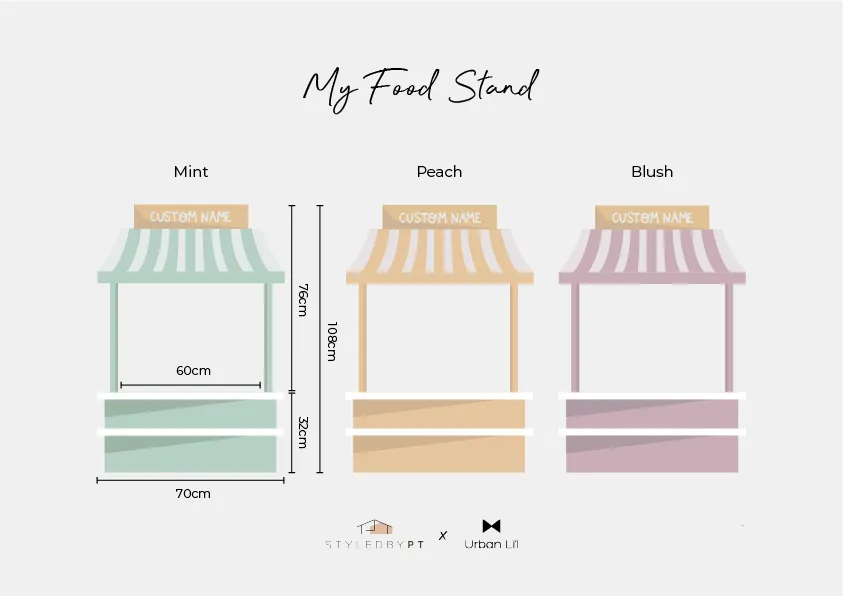 My Food Stand Playroom Fabric Decal by Styledbypt x Urban Li'l