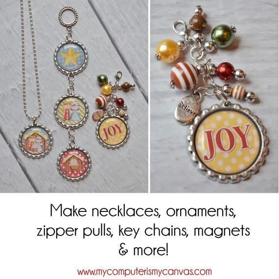 Nativity Bottle Cap Images {Mini-Set} PRINTABLE