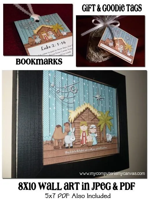 Nativity Gift Set PRINTABLE {Clearance}