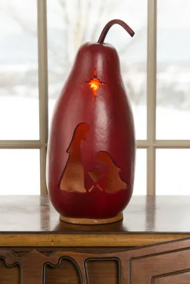 Nativity Silhouette - Tall Lit