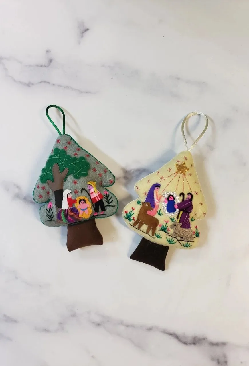 Nativity Tree Ornament