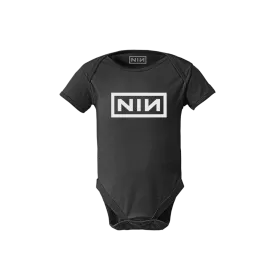 NIN LOGO BLACK ONESIE