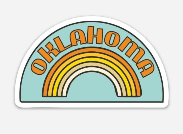 Oklahoma Rainbow Decals