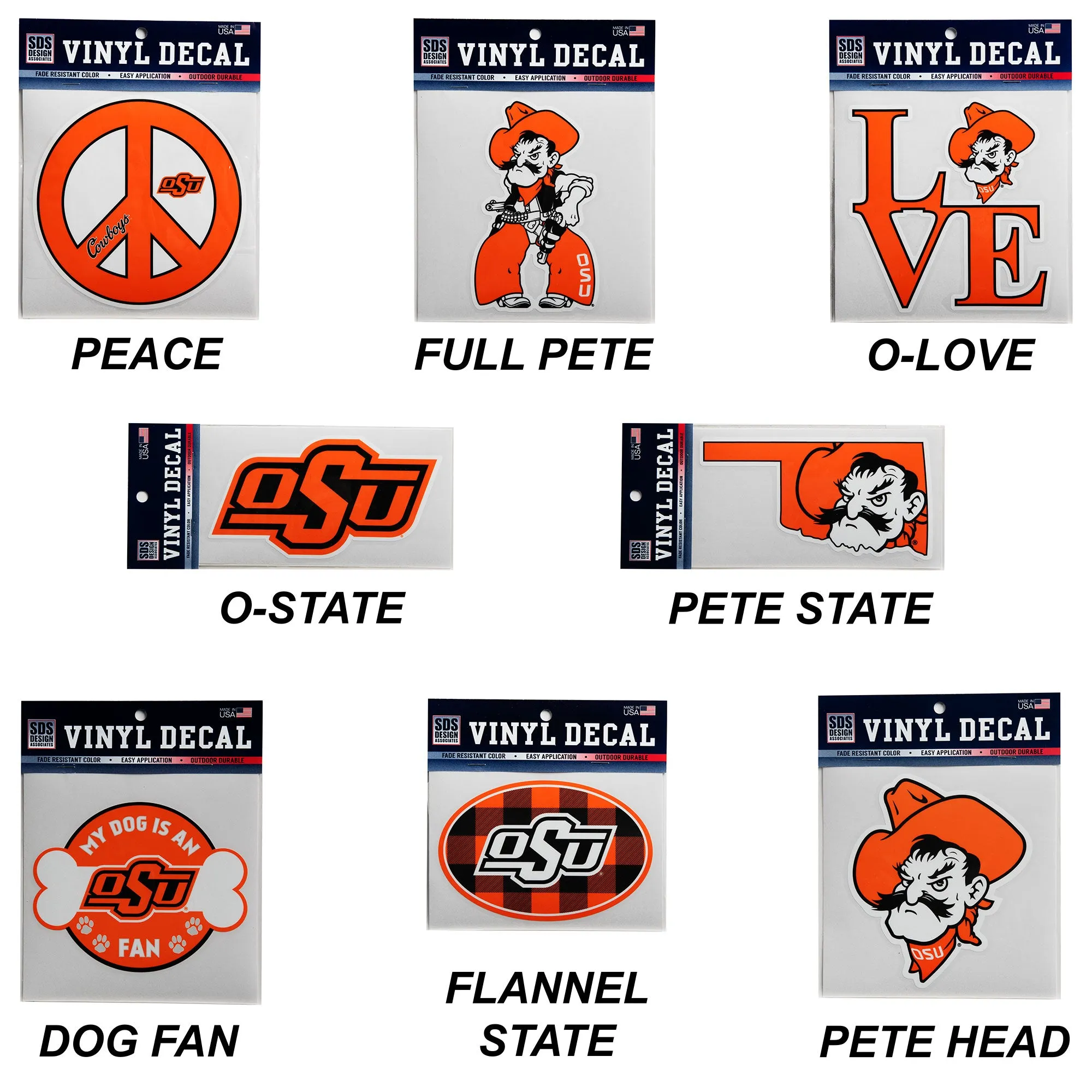OSU VINYL DECALS - OSUVD