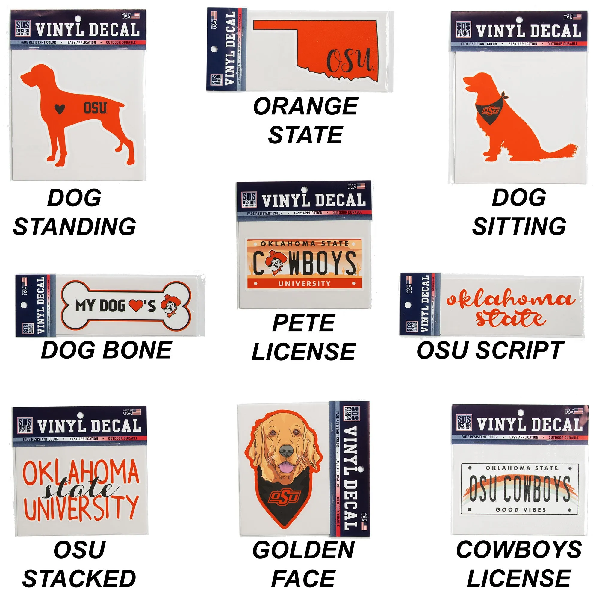 OSU VINYL DECALS - OSUVD
