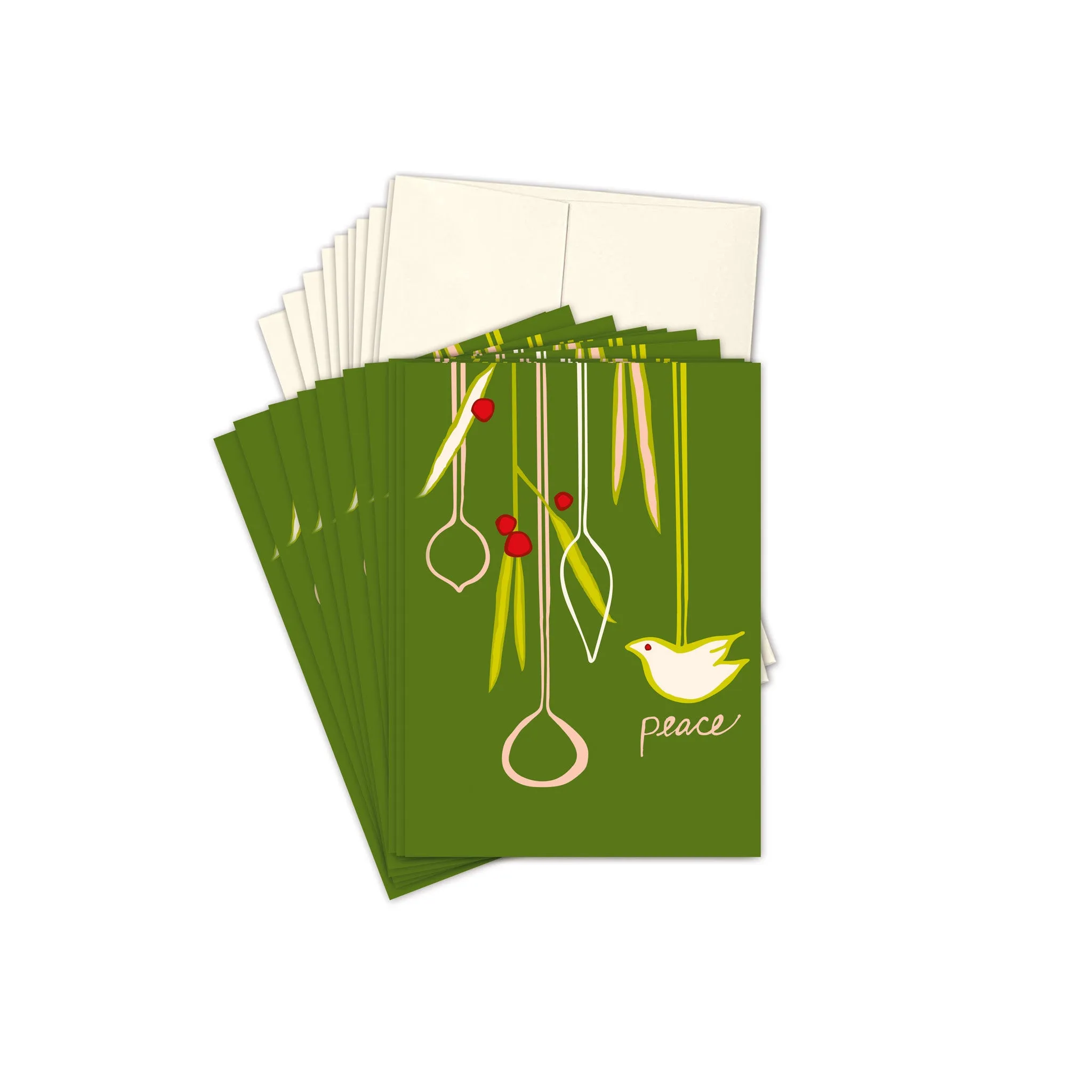 Peace Ornaments Holiday Cards