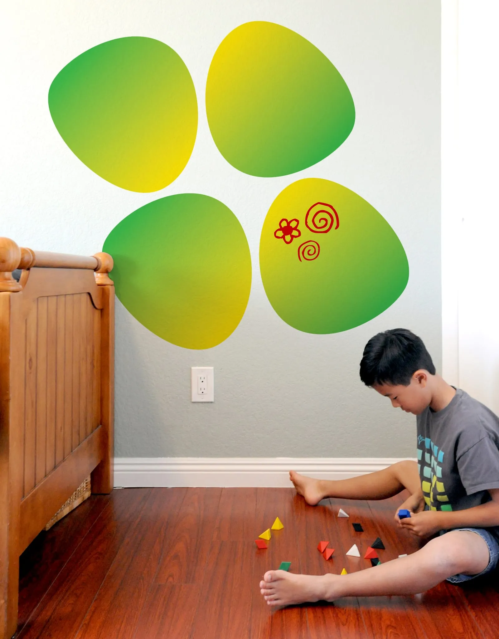 Pebble - Yellow Gradient Dry Erase
