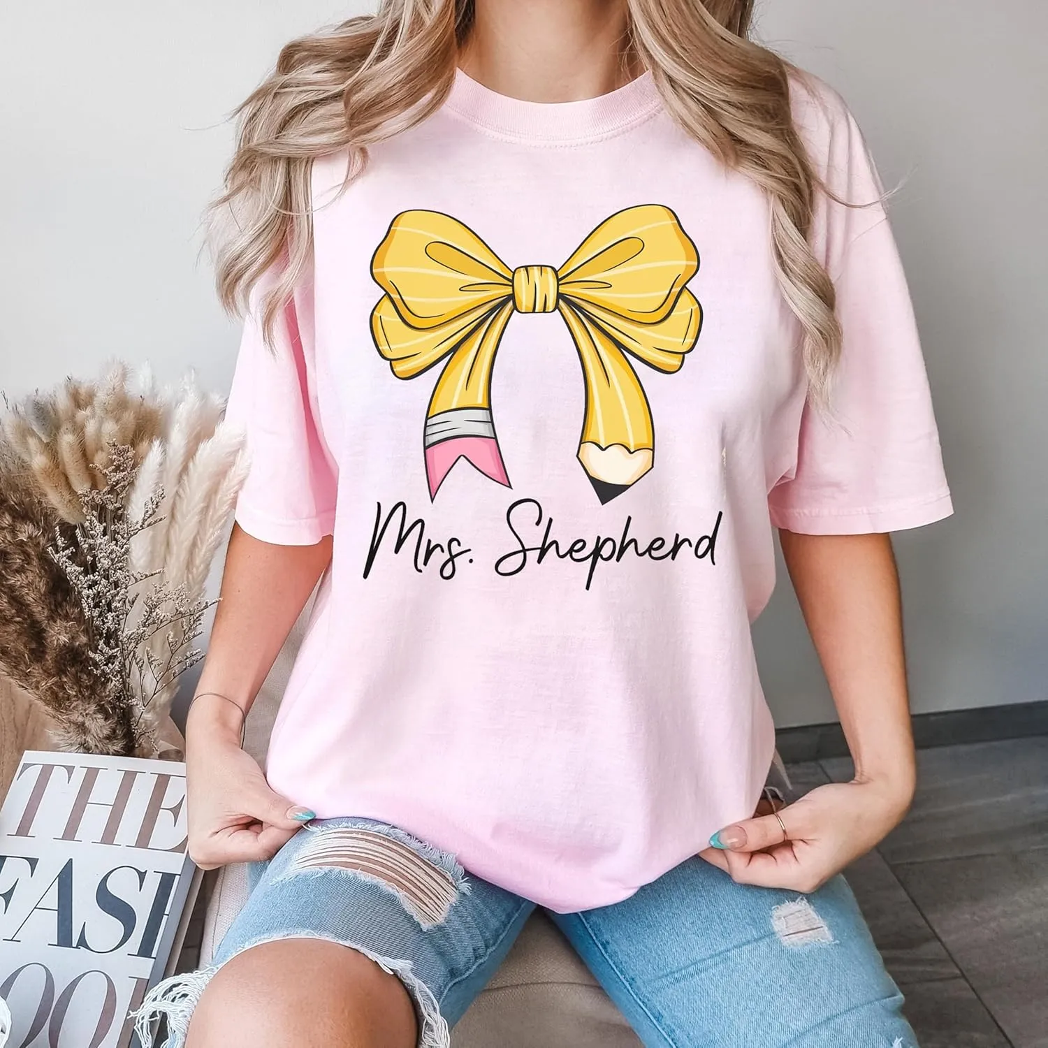 Personalized Teacher Shirt with Name, Teacher Crewneck Sweatshirt, Teachers Appreciation Gifts, Gift for Teachers