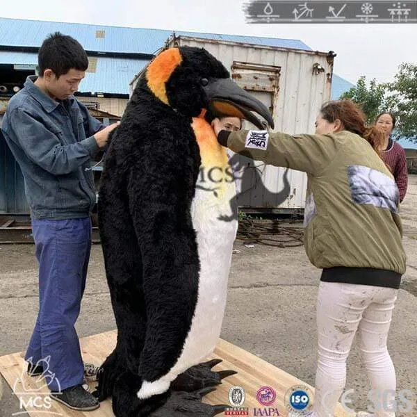 Realistic Adult Animatronic Penguin Costume