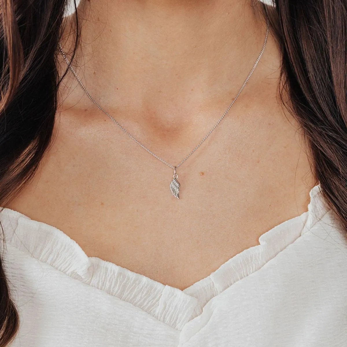 Roma Angel Wing Charm (Silver)
