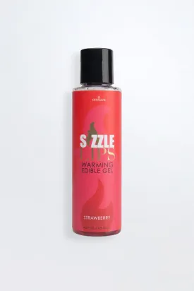 Sizzle Lips Edible Warming Gel Strawberry