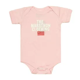 Stacked Logo Onesie - Pink