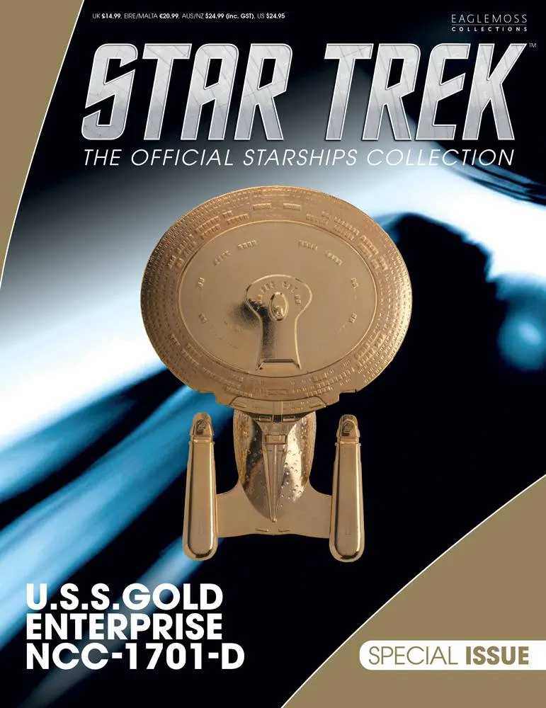 Star Trek: The Official Starships Collection #23 Gold USS Enterprise (Special Release)