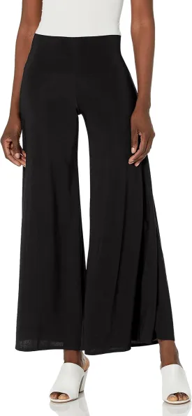 Star Vixen Women's Stretch Ity Knit Wide-Leg Palazzo Pant