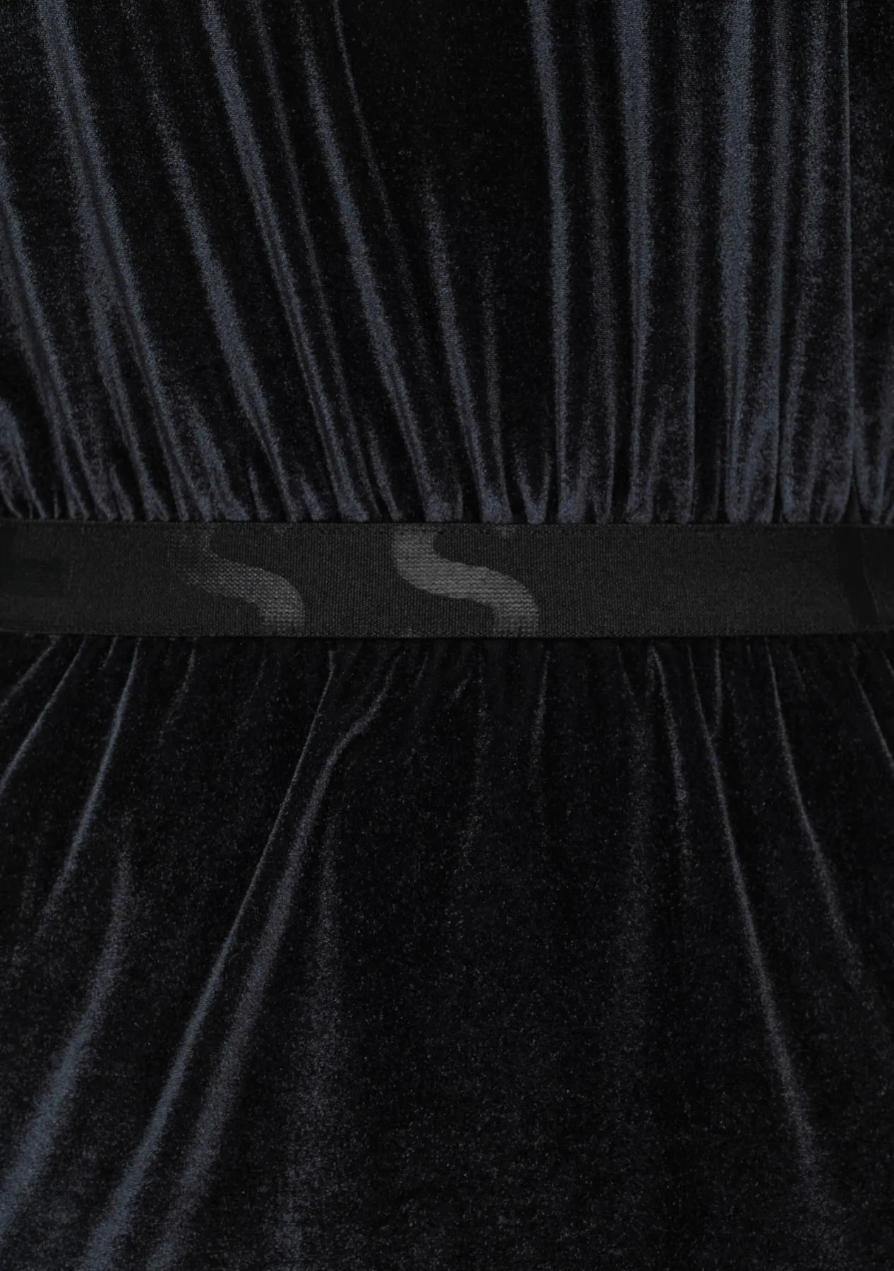 STARLIT Velvet Dress black