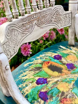 Sunflower Wreath "Happy Chair"