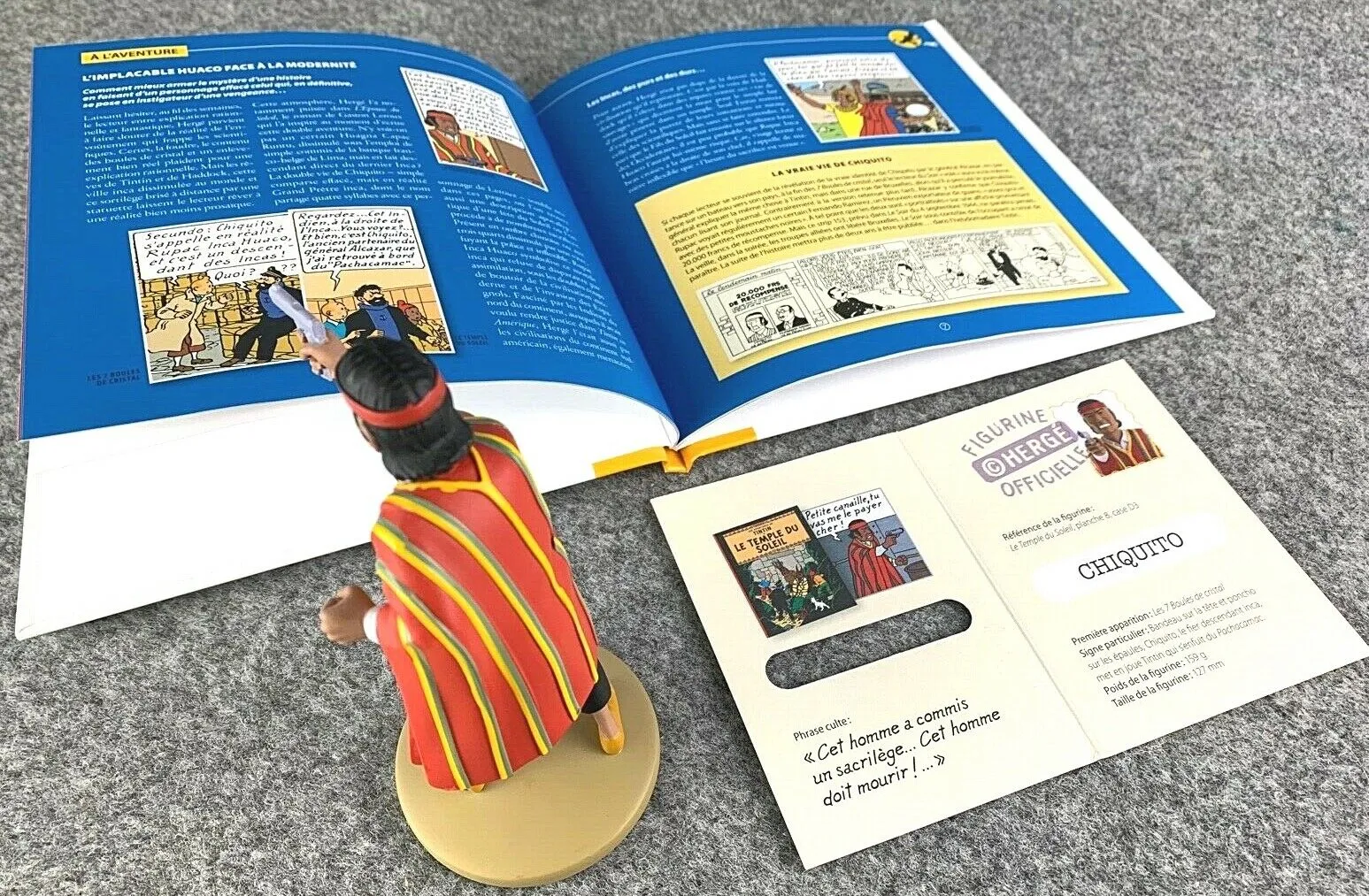 Tintin Figurine Officielle # 105 Chiquito - Prisoners Sun Resin Model Figure