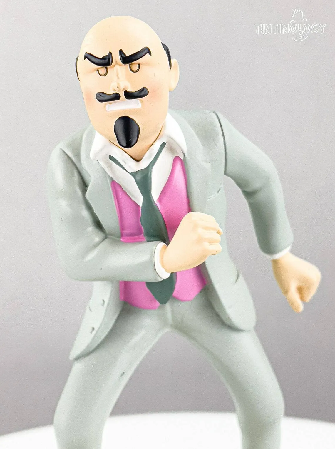 Tintin Figurine Officielle # 12 Dr Muller: Black Island Herge model Figure