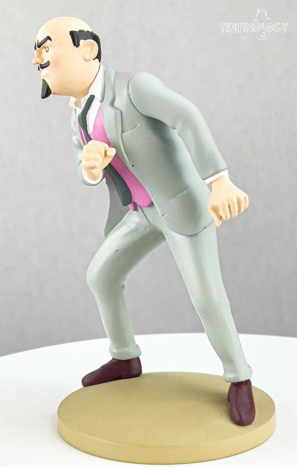 Tintin Figurine Officielle # 12 Dr Muller: Black Island Herge model Figure