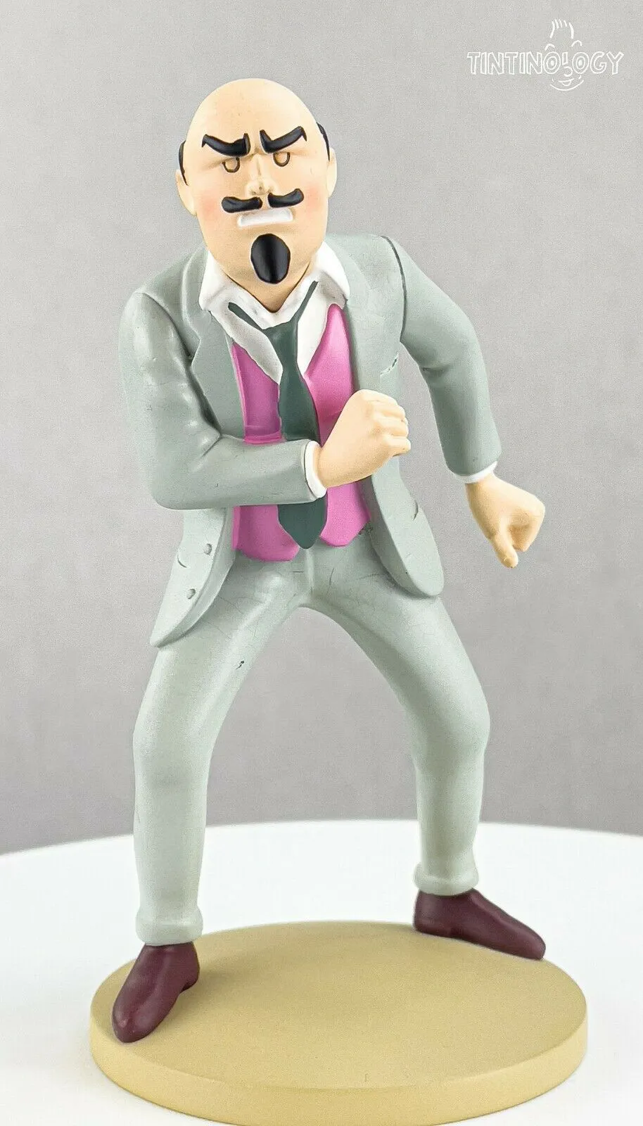 Tintin Figurine Officielle # 12 Dr Muller: Black Island Herge model Figure