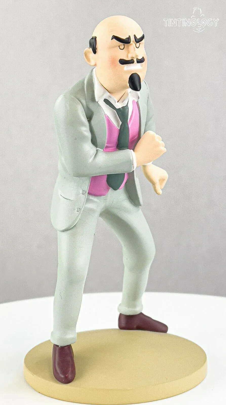 Tintin Figurine Officielle # 12 Dr Muller: Black Island Herge model Figure