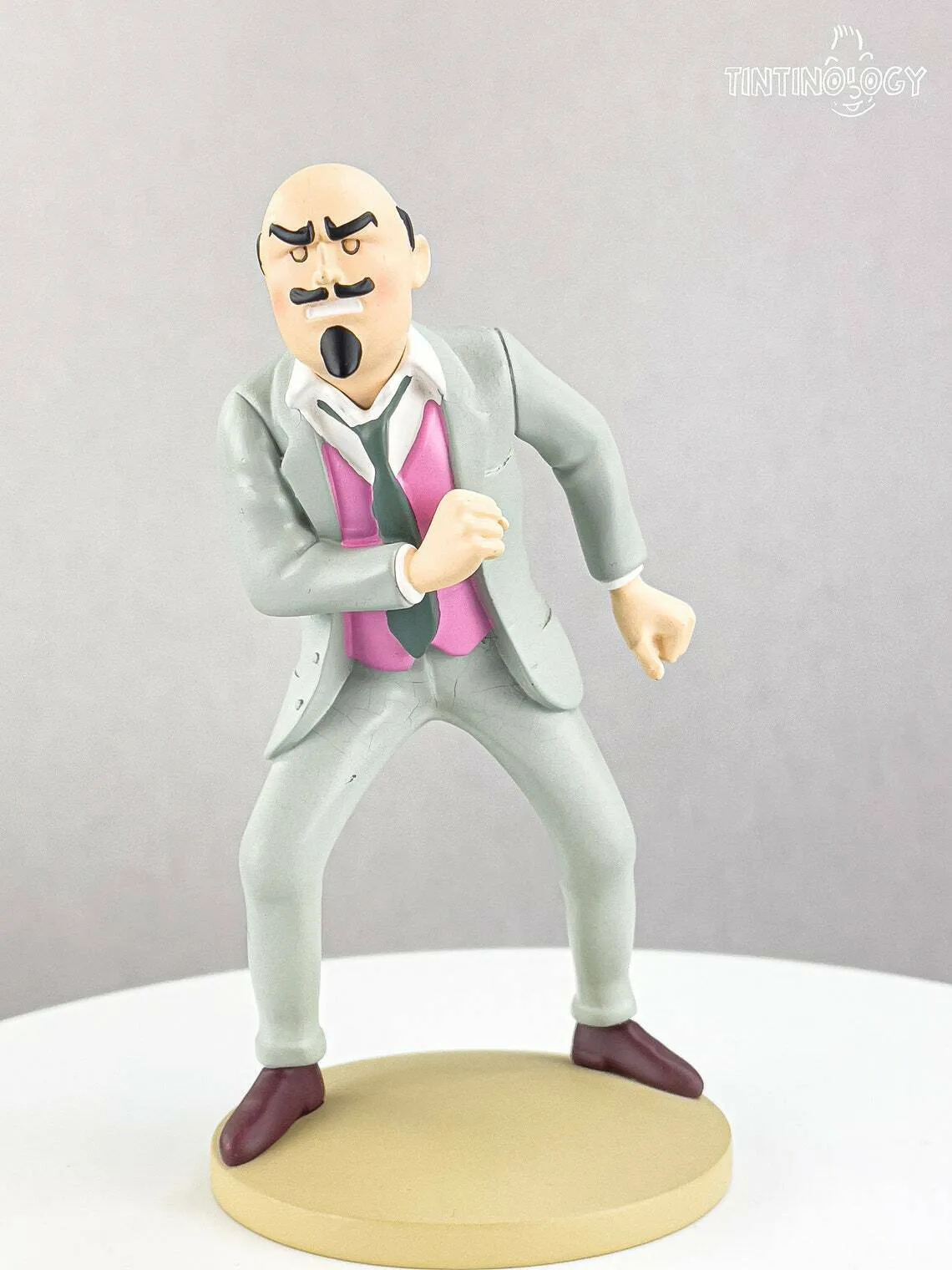 Tintin Figurine Officielle # 12 Dr Muller: Black Island Herge model Figure