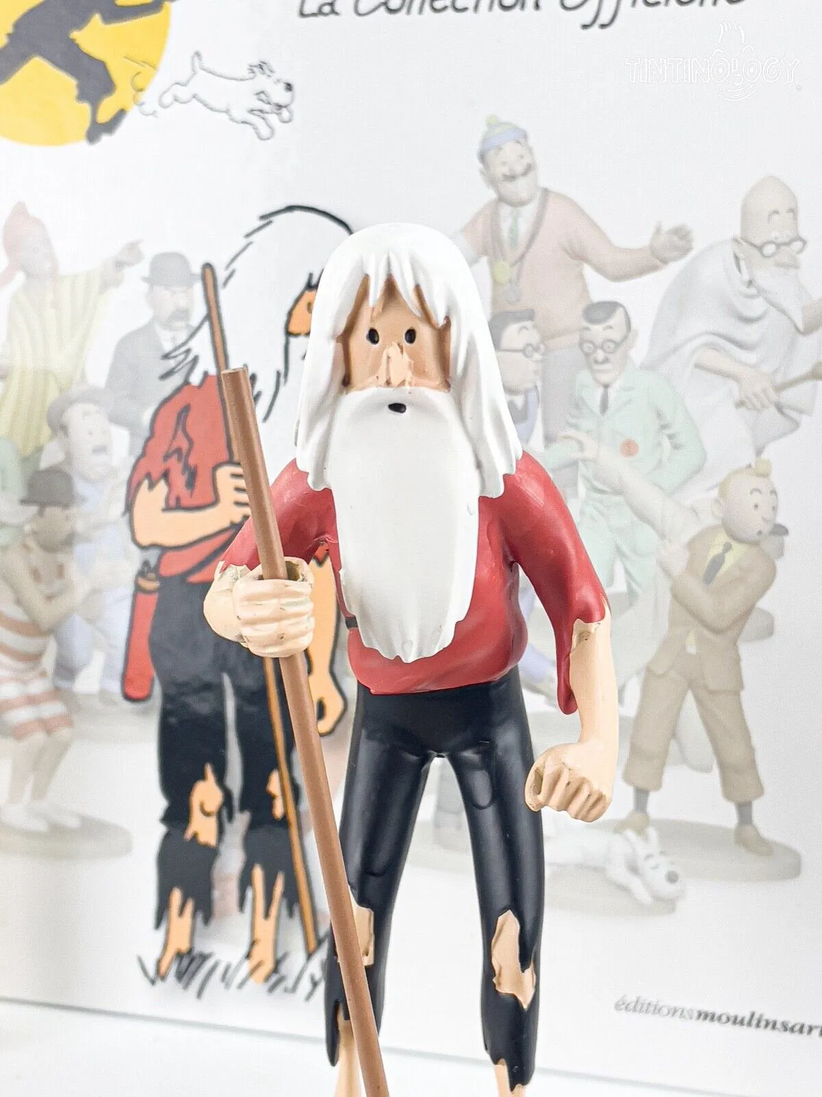 Tintin Figurine Officielle # 23 Explorer Ridgewell - Broken Ear Herge model Moulinsart Figure