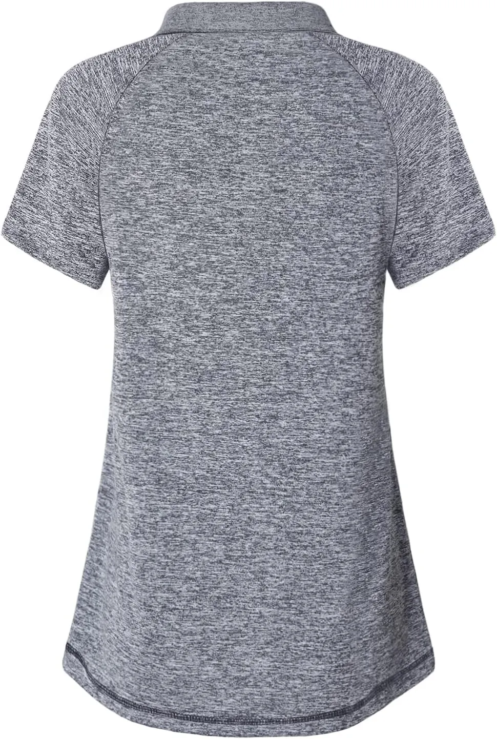 Vindery Women Quick-Dry Line Decor Front Yoga Workout Shirts Athletic Gym Loose Fit Tops