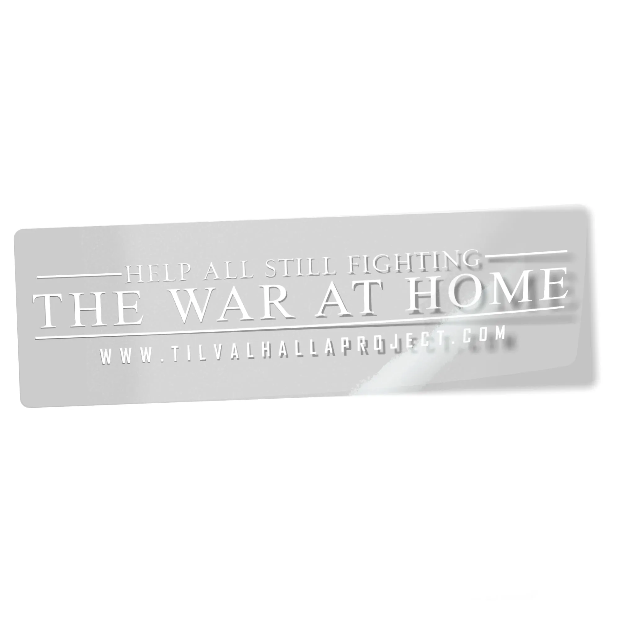 We Must Mend Them - Decal