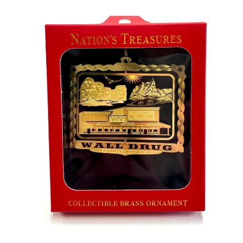 Western South Dakota Collectible Brass Ornament