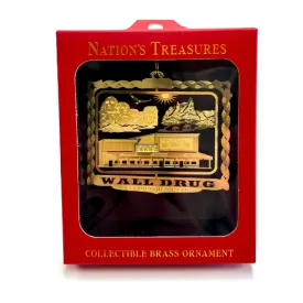 Western South Dakota Collectible Brass Ornament