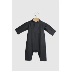 Winter Collection: Dishdasha Onesie - Dark Grey