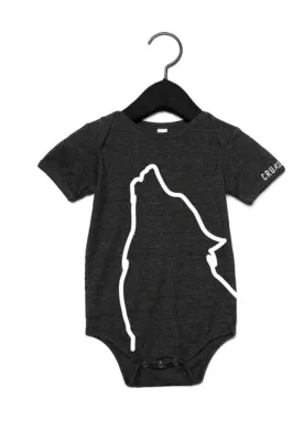 Wolf Baby Jersey Short Sleeve Onesie